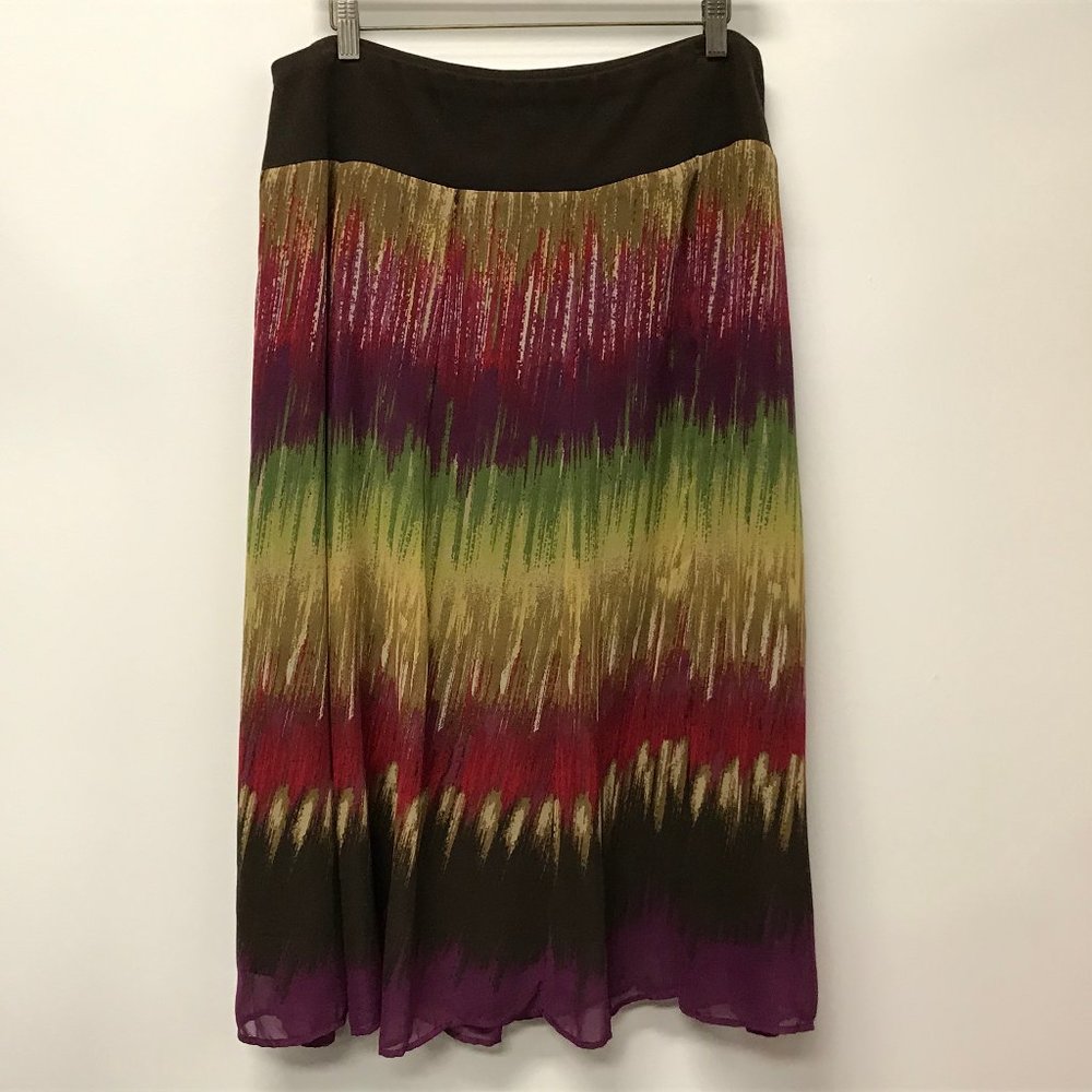 Size 16 Macys JM Collection Bohemian Maxi Skirt